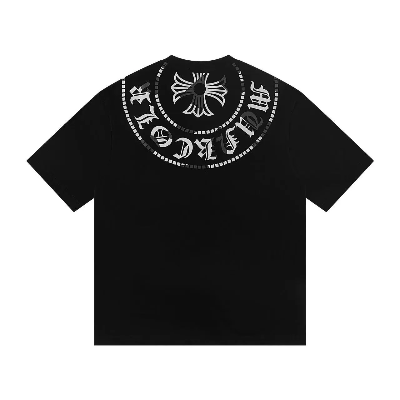 🅿️146 Style: 2025 new Croix Heart short-sleeved T-shirt Material: High version 300g double yarn combed cotton Size: S～XL Color: Black Style number: Z1014